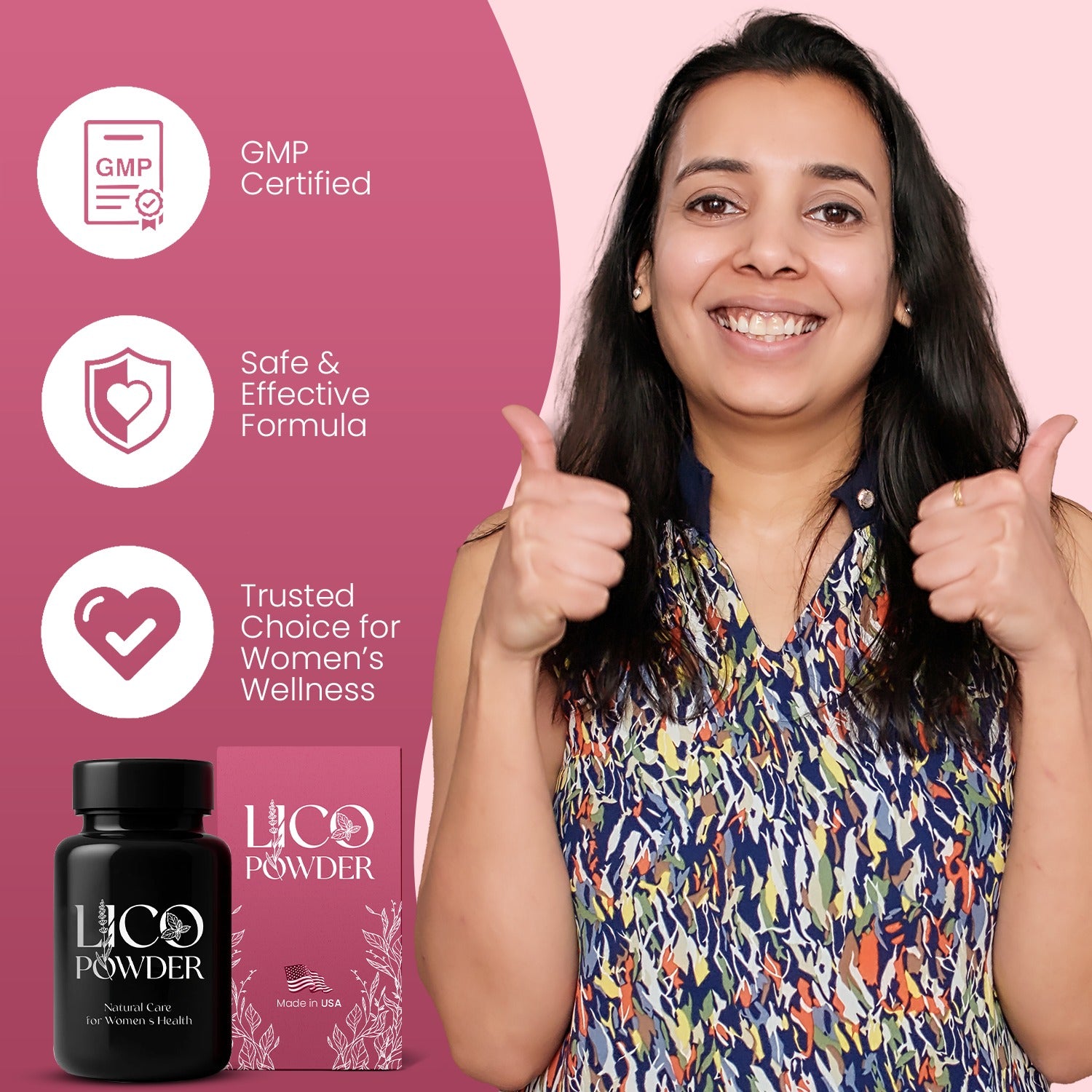 Lico Podwer By Dr Nazia Faraz (MBBS Gynecologist MS USA)